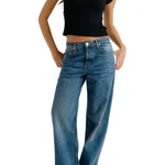 Sablyn Yael Cropped Baby Tee - Vermillion