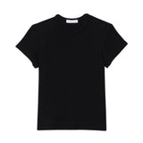 Sablyn Yael Cropped Baby Tee - Vermillion