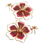 Sara y Flora Andreae Earrings - Vermillion