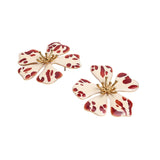 Sara y Flora Aurora Maxi Studs - Vermillion