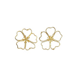 Sara y Flora Aurora Midi Countour Studs - Vermillion