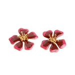 Sara y Flora Aurora Midi Studs - Vermillion
