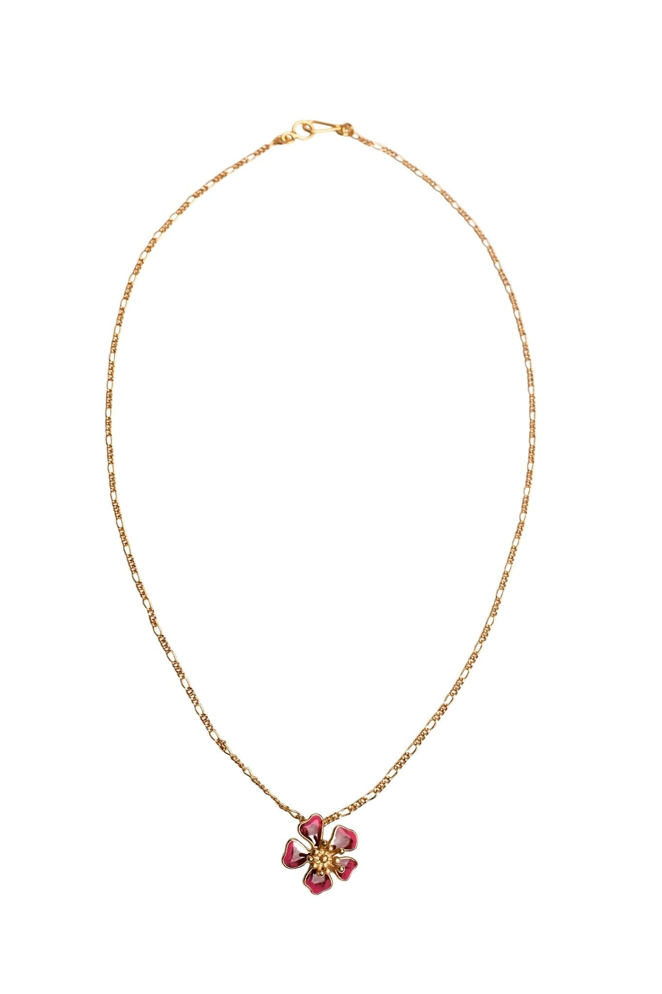 Sara y Flora Aurora Mini Chain - Vermillion