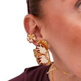 Sara y Flora Aurora Mini Earcuff - Vermillion