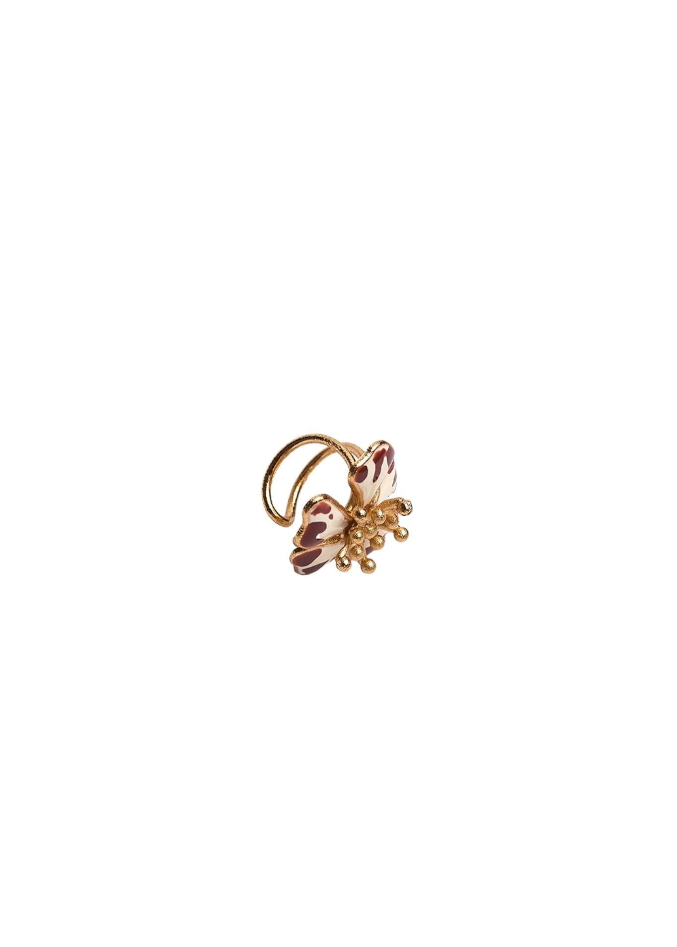 Sara y Flora Aurora Mini Earcuff - Vermillion