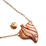 Sara y Flora Maxi Perfumero Chain - Vermillion