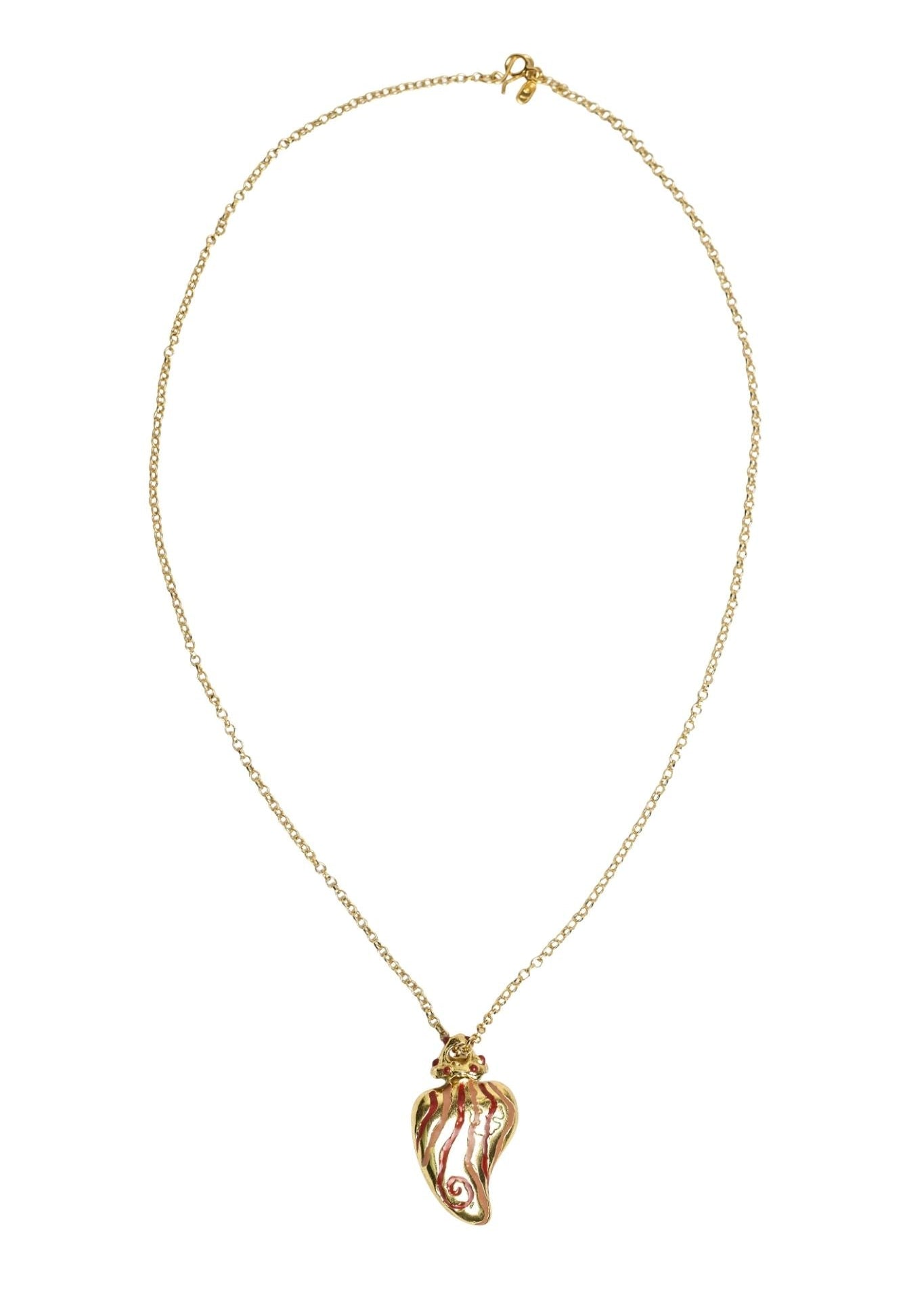 Sara y Flora Midi Perfumero Chain - Vermillion