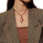 Sara y Flora Midi Perfumero Necklace - Vermillion