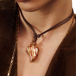 Sara y Flora Midi Perfumero Necklace - Vermillion