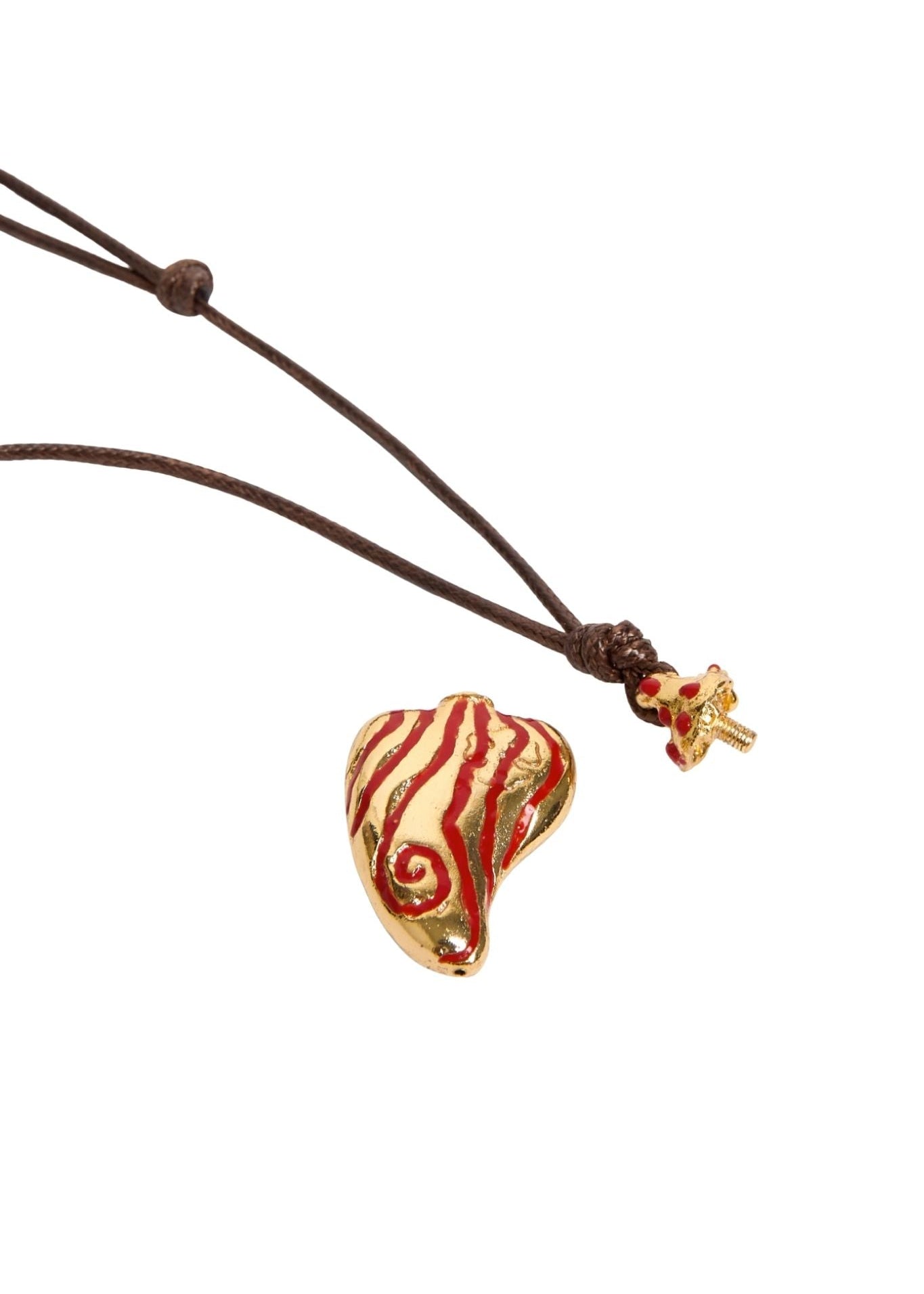 Sara y Flora Midi Perfumero Necklace - Vermillion