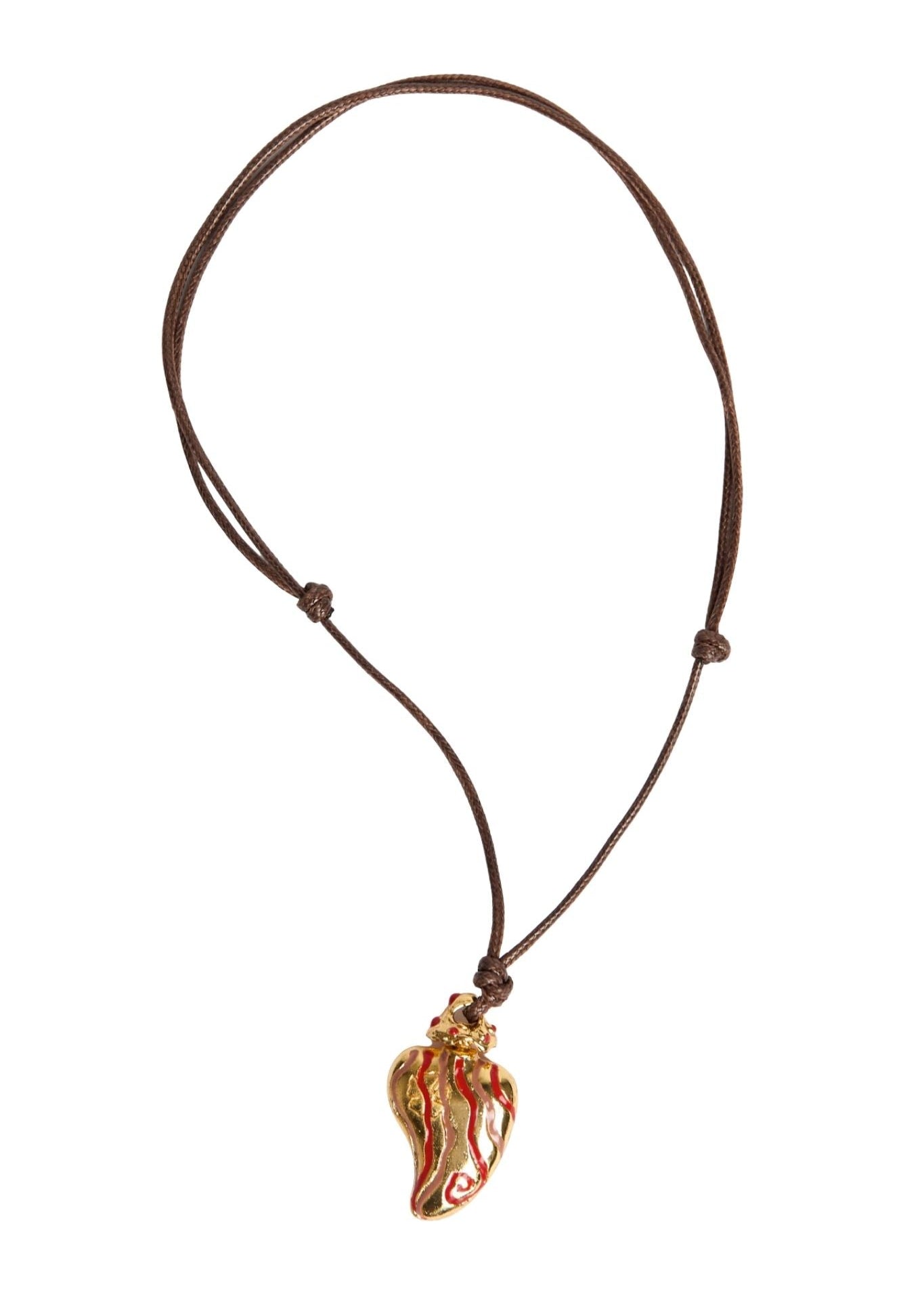 Sara y Flora Midi Perfumero Necklace - Vermillion