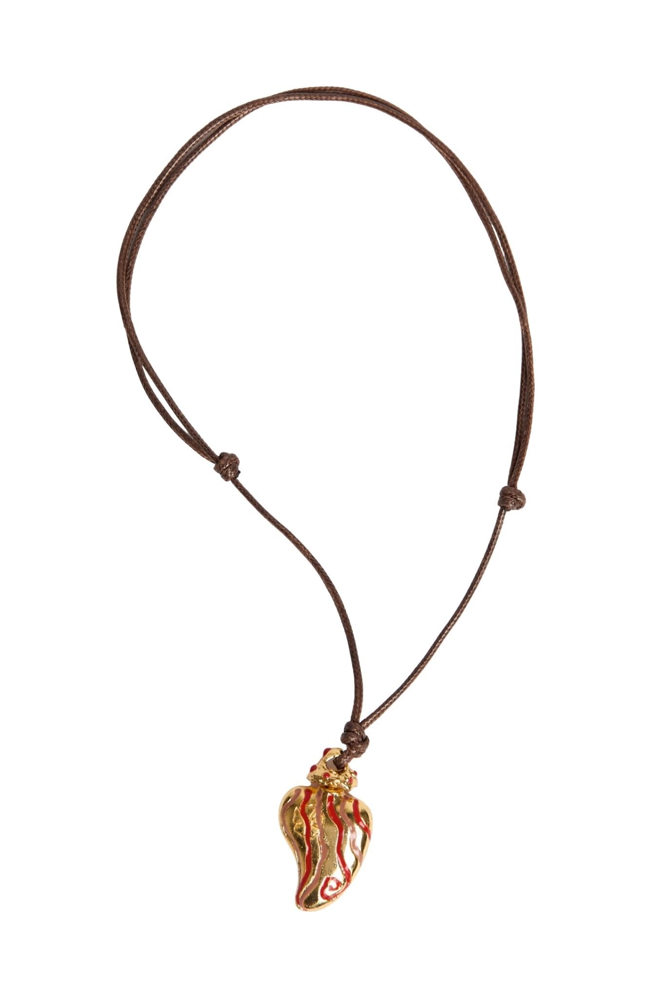 Sara y Flora Midi Perfumero Necklace - Vermillion