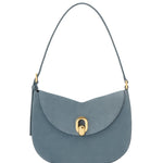 Savette Small Tondo Hobo in Suede - Vermillion