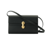 Savette Symmetry Mini Bag in Grained Calf Leather - Vermillion