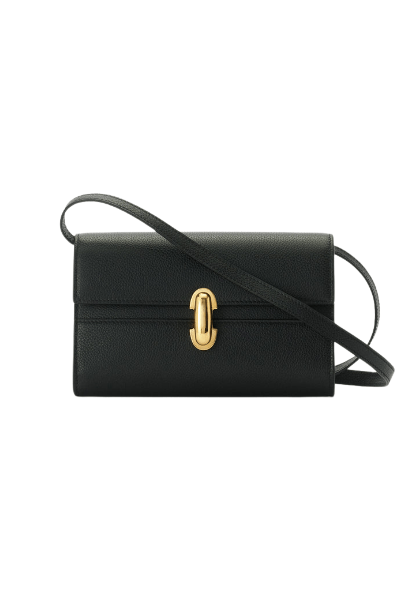 Savette Symmetry Mini Bag in Grained Calf Leather - Vermillion