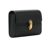 Savette Symmetry Mini Bag in Grained Calf Leather - Vermillion