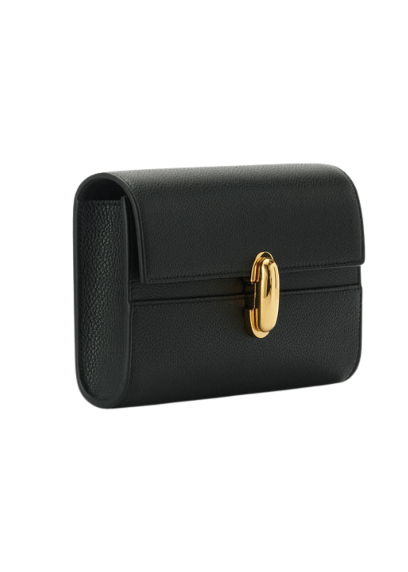 Savette Symmetry Mini Bag in Grained Calf Leather - Vermillion