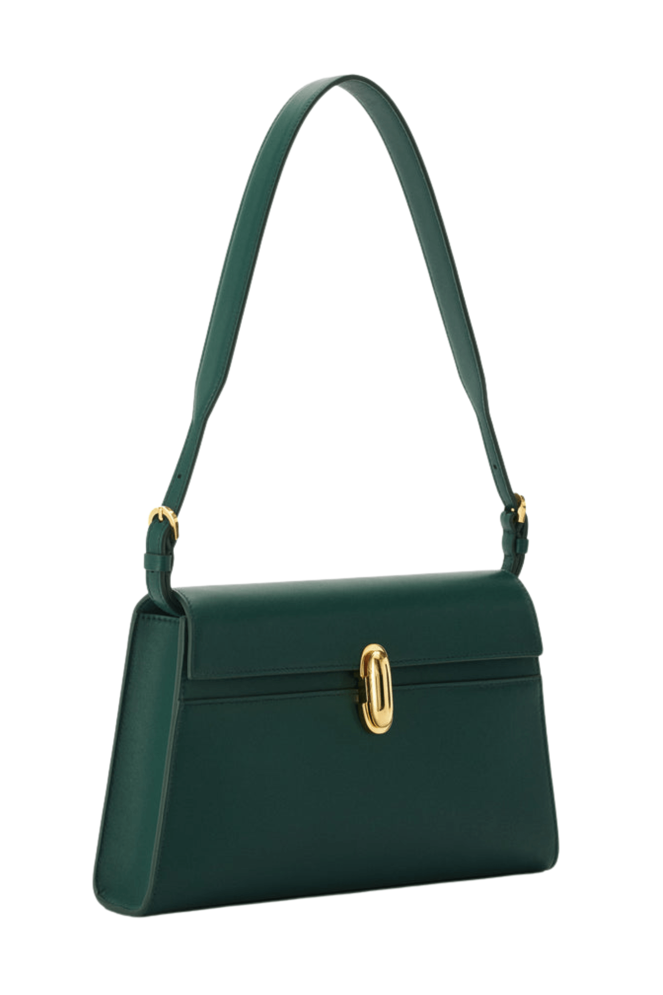 Savette Symmetry Shoulder Bag in Smooth Calf Leather - Vermillion