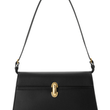 Savette Symmetry Shoulder Bag in Smooth Calf Leather - Vermillion