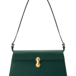 Savette Symmetry Shoulder Bag in Smooth Calf Leather - Vermillion