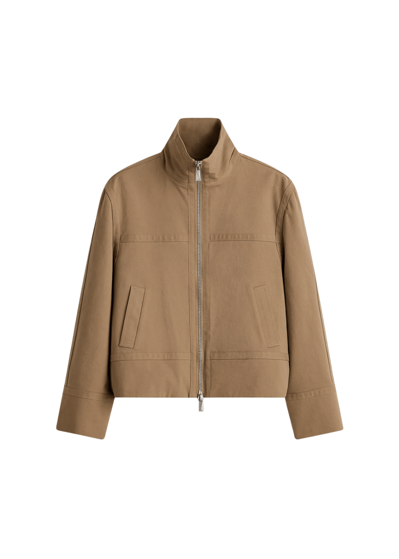 Scanlan Theodore Brushed Cotton Bomber - Vermillion
