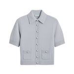 Scanlan Theodore Cashmere Short Sleeve Cardigan - Vermillion
