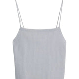 Scanlan Theodore Cashmere Square Neck Camisole - Vermillion