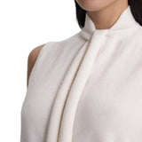 Scanlan Theodore Cashmere Tie Sleeveless Tank - Vermillion