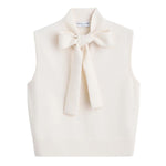 Scanlan Theodore Cashmere Tie Sleeveless Tank - Vermillion