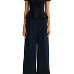 Scanlan Theodore Crepe Knit Cravat Top - Vermillion