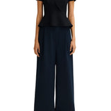 Scanlan Theodore Crepe Knit Cravat Top - Vermillion