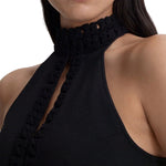 Scanlan Theodore Crepe Knit Daisy Sleeveless Dress - Vermillion