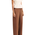 Scanlan Theodore Crepe Knit Short Sleeve Peplum Jacket - Vermillion