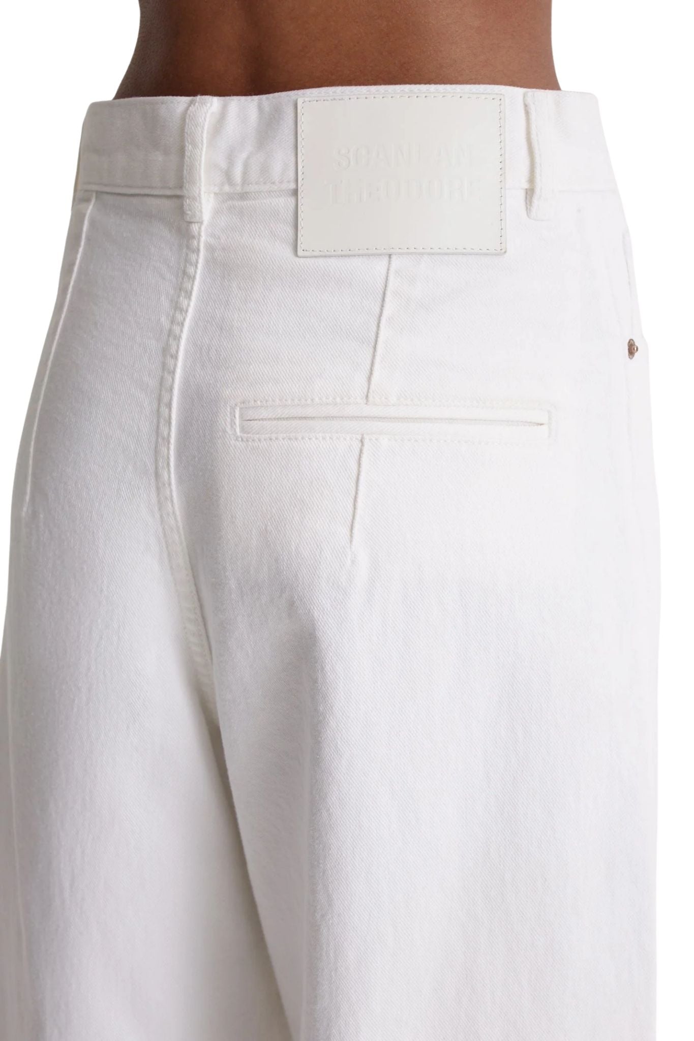 Scanlan Theodore Denim Barrel Leg Jean - Vermillion