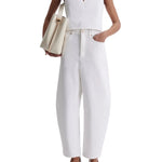 Scanlan Theodore Denim Barrel Leg Jean - Vermillion