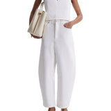 Scanlan Theodore Denim Barrel Leg Jean - Vermillion