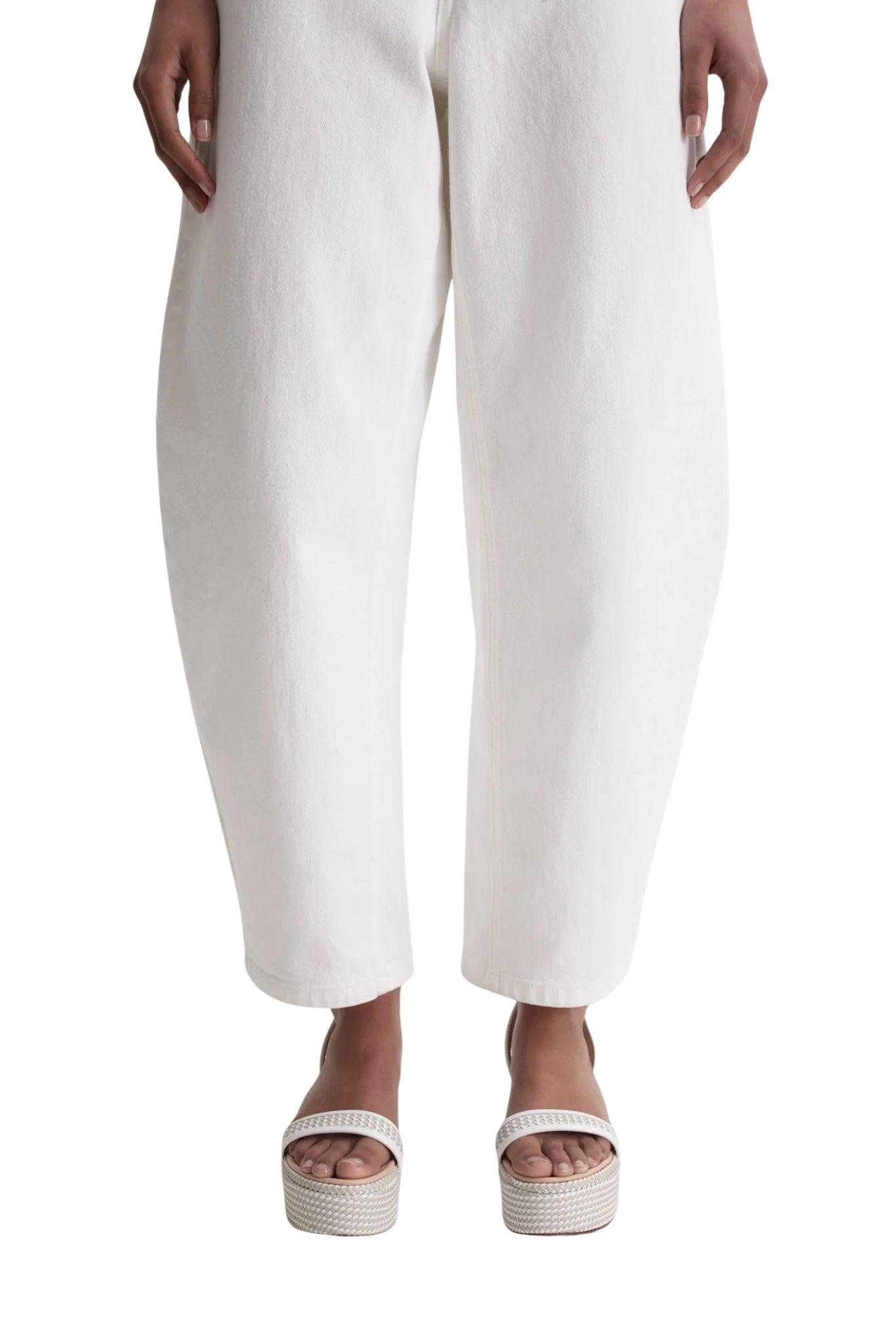 Scanlan Theodore Denim Barrel Leg Jean - Vermillion