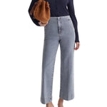 Scanlan Theodore Denim Cropped Jean - Vermillion