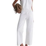 Scanlan Theodore Denim Cropped Jean - Vermillion