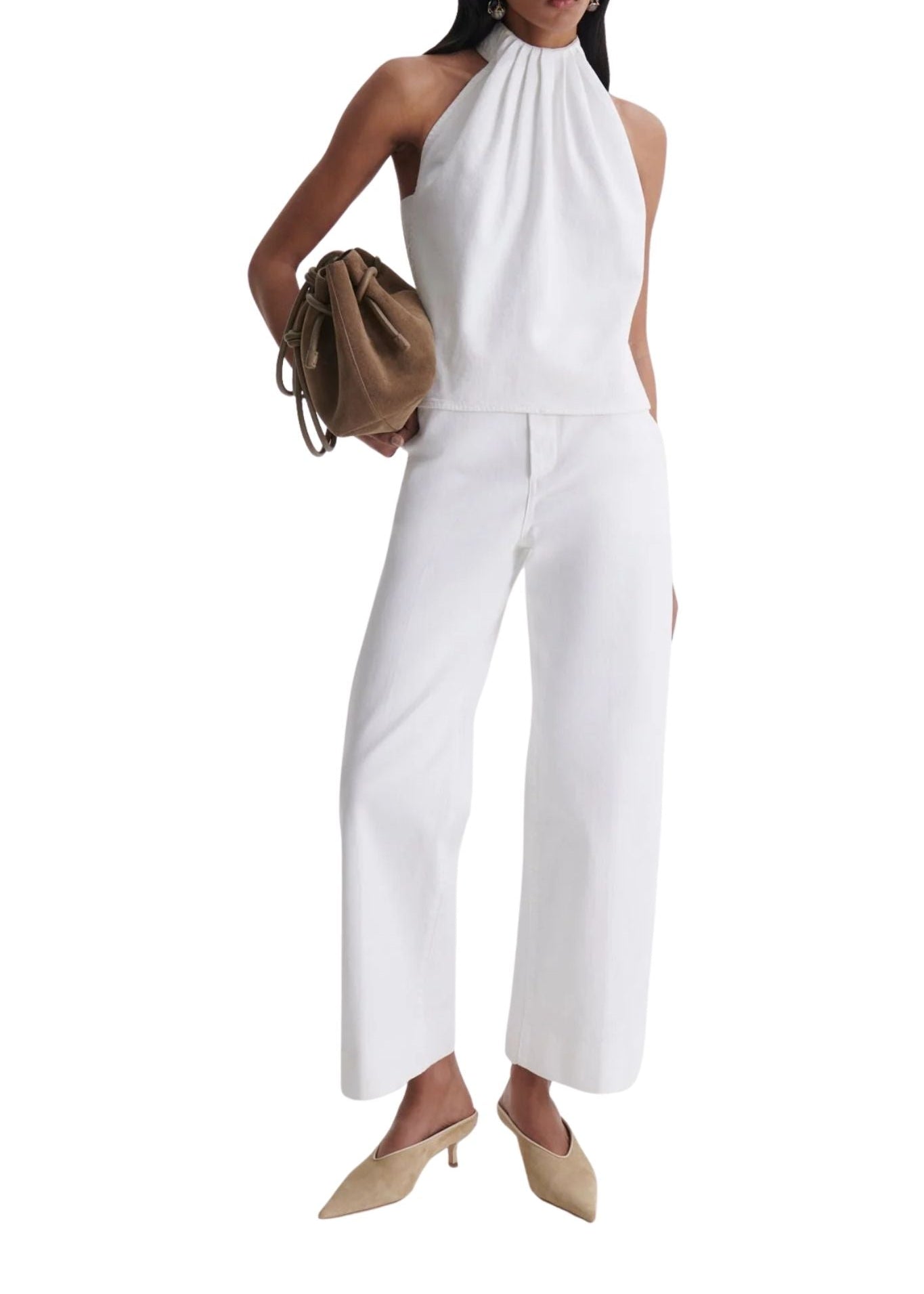 Scanlan Theodore Denim Cropped Jean - Vermillion