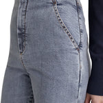 Scanlan Theodore Denim Cropped Jean - Vermillion