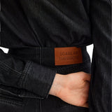 Scanlan Theodore Denim Cropped Jean - Vermillion