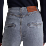 Scanlan Theodore Denim Cropped Jean - Vermillion