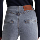 Scanlan Theodore Denim Cropped Jean - Vermillion
