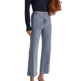 Scanlan Theodore Denim Cropped Jean - Vermillion