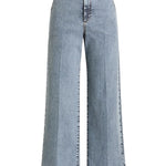 Scanlan Theodore Denim Cropped Jean - Vermillion