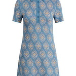 Scanlan Theodore Knit Brocade Shirt Dress - Vermillion
