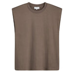 Scanlan Theodore Mercerised Sleeveless T-Shirt - Vermillion