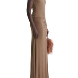 Scanlan Theodore Mesh Draped Skirt - Vermillion