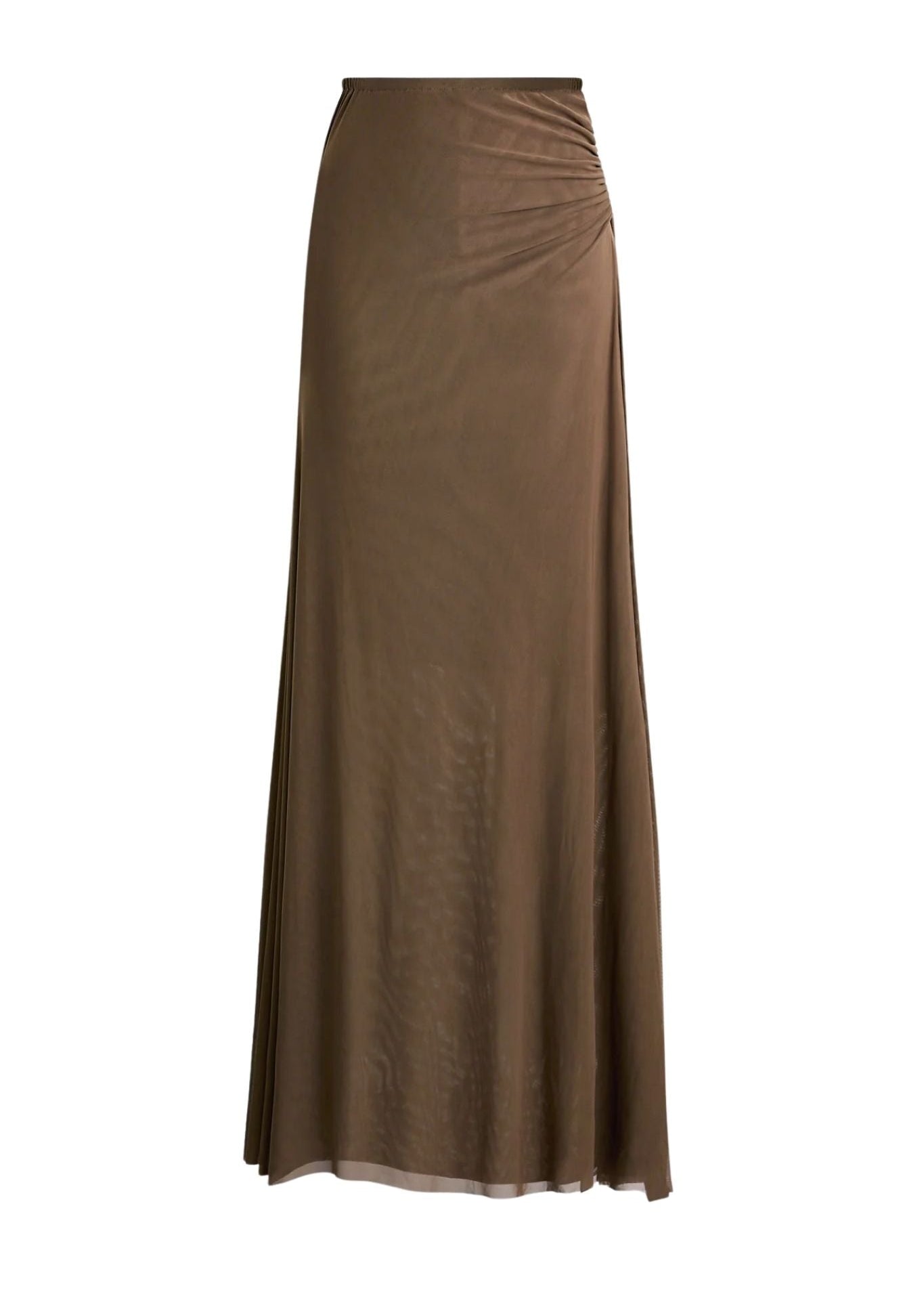 Scanlan Theodore Mesh Draped Skirt - Vermillion